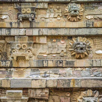 Cuadros ciudades México – Templo Quetzalcóatl